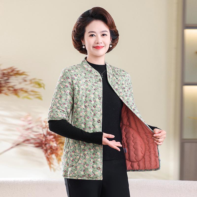 Short-Sleeve Fleece-Lined Cotton Jacket: Thickened Mid-Sleeve Vest for Back/Shoulder Protection, Ideal for Middle-Aged & Elderly. 3XL (suggested for 120-135 lbs)
Short-Sleeve Fleece-Lined Cotton Jacket: Thickened Mid-Sleeve Vest for Back/Shoulder Protection, Ideal for Middle-Aged & Elderly. 3XL (suggested for 120-135 lbs)