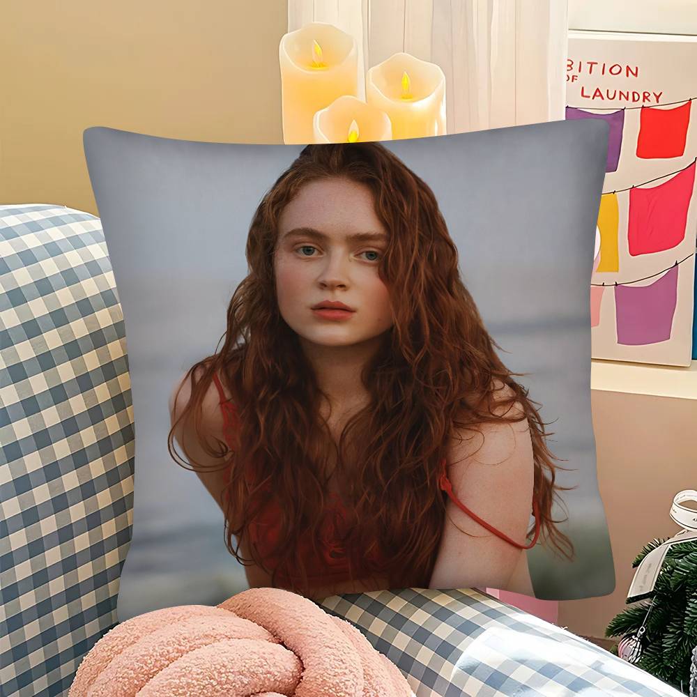 pc Sadie Sink Stranger Pillow Case Fashion Square Pillowcase Bedroom Sofa Room Ins Decoration Leisure 40x40 cm
pc Sadie Sink Stranger Pillow Case Fashion Square Pillowcase Bedroom Sofa Room Ins Decoration Leisure 40x40 cm
