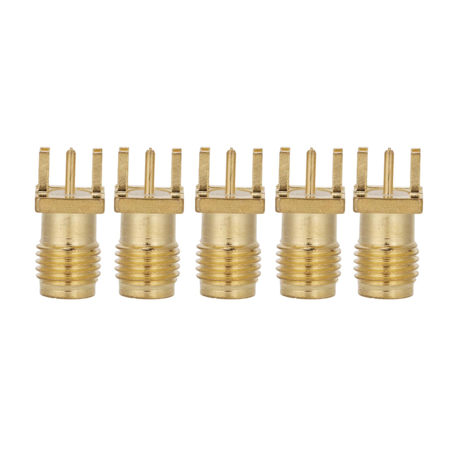 100 Pcs SMA Female Base Socket 4 Pin RF Connector Wide Bandwidth SMAKE Edge Mount Connector Adapter
100 Pcs SMA Female Base Socket 4 Pin RF Connector Wide Bandwidth SMAKE Edge Mount Connector Adapter