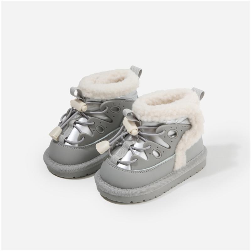 Winter Baby Snow Boots Leather Thick Plush Warm Toddler Kids Shoes Little Girls Boys Boots EU 15-25 26 сірий
Winter Baby Snow Boots Leather Thick Plush Warm Toddler Kids Shoes Little Girls Boys Boots EU 15-25 26 сірий