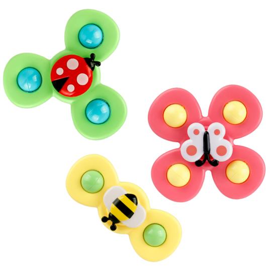 3 шт./компл. игрушка-спиннер в виде животного с присоской, развивающая игрушка для новорожденных в виде божьей коровки, бабочки, пчелы, вращающаяся сенсорная игрушка для ванны для малышей, мальчиков и девочек, подарок 1 Set
3 шт./компл. игрушка-спиннер в виде животного с присоской, развивающая игрушка для новорожденных в виде божьей коровки, бабочки, пчелы, вращающаяся сенсорная игрушка для ванны для малышей, мальчиков и девочек, подарок 1 Set