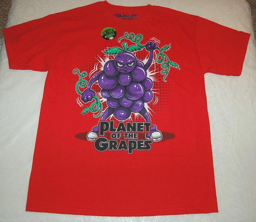 Tee Shirt BOYS Red MAD FRUIT Planet of the Grapes 2XL 18-20 160
Tee Shirt BOYS Red MAD FRUIT Planet of the Grapes 2XL 18-20 160