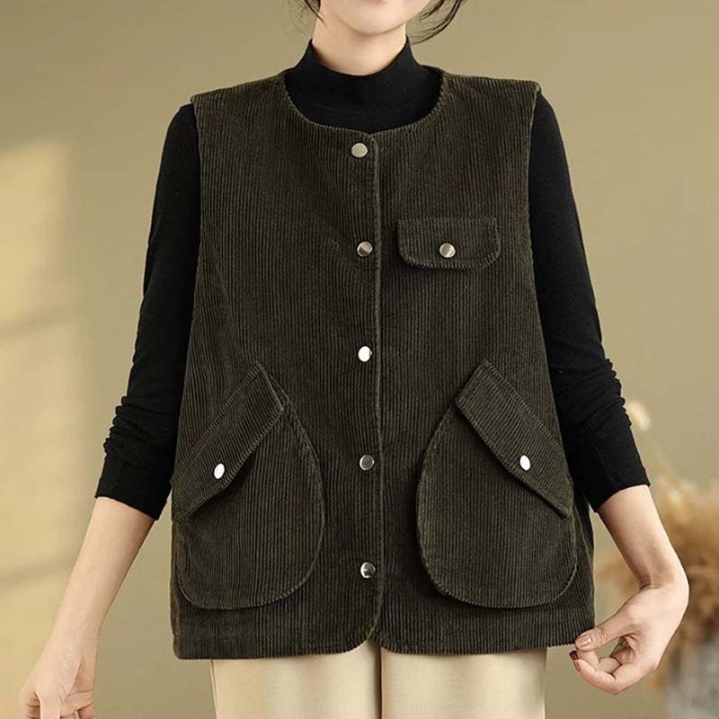 Жилет для женщин Хлопок Осень Зима Без рукавов Топы Жилет Утепленный Повседневный С круглым вырезом Жилет XXL
Жилет для женщин Хлопок Осень Зима Без рукавов Топы Жилет Утепленный Повседневный С круглым вырезом Жилет XXL