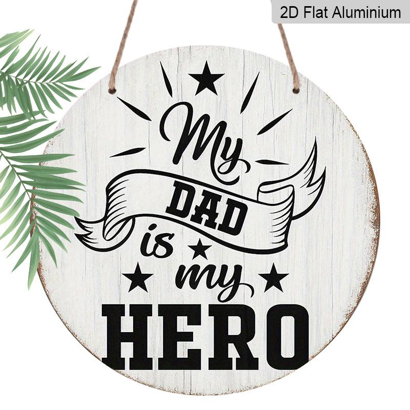 2D Flat, 1pc Round My Dad Is My Hero Aluminum Hanging Sign, Vintage Rustic Father s Day Star Design, Retro Metal Wall Decor, Perfect for Father s 7.87x7.87in
2D Flat, 1pc Round My Dad Is My Hero Aluminum Hanging Sign, Vintage Rustic Father s Day Star Design, Retro Metal Wall Decor, Perfect for Father s 7.87x7.87in