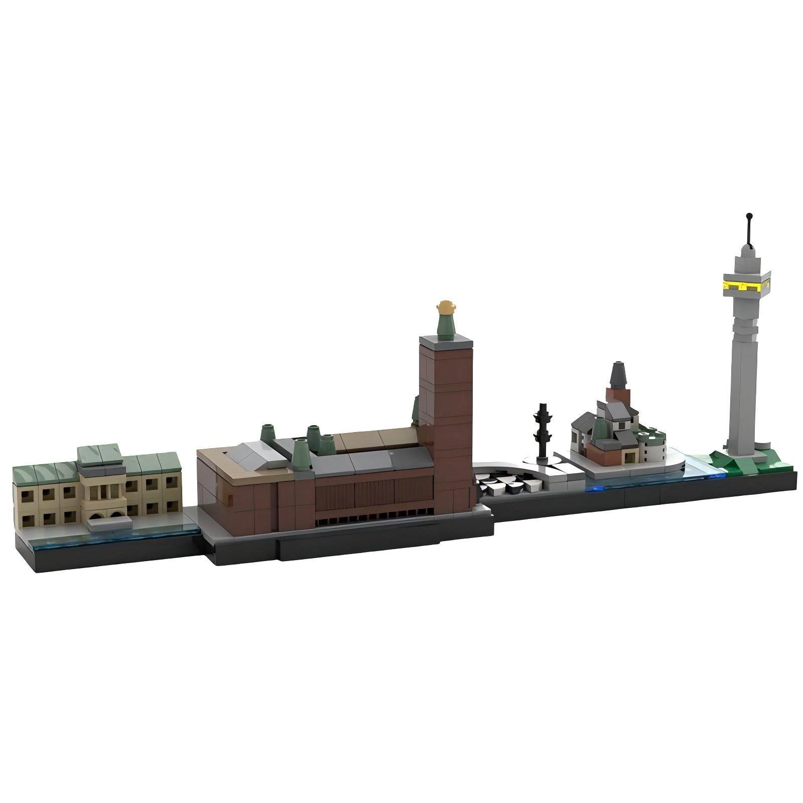 MOC Swedish City Landmark Architecture Street View Model Stockholm Skyline Building Blocks Kids Puzzle Toy Adult Collection Gift PDF Manual
MOC Swedish City Landmark Architecture Street View Model Stockholm Skyline Building Blocks Kids Puzzle Toy Adult Collection Gift PDF Manual