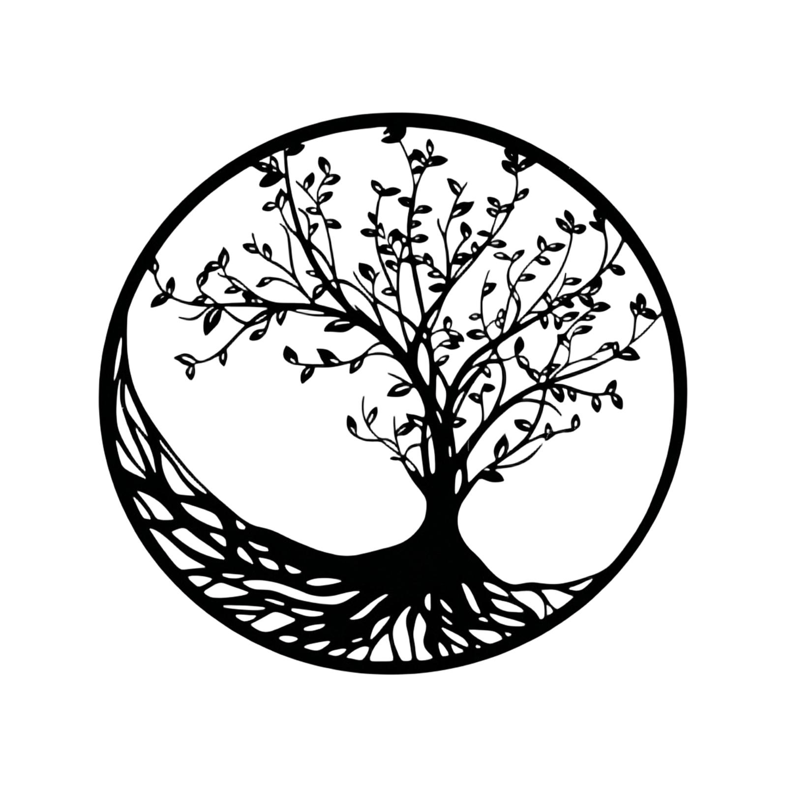Metal Tree of Life Wall Art Decorative Iron Wall Hanging Indoor Home Decor Round Shape Modern Design Durable Construction One Size
Metal Tree of Life Wall Art Decorative Iron Wall Hanging Indoor Home Decor Round Shape Modern Design Durable Construction One Size