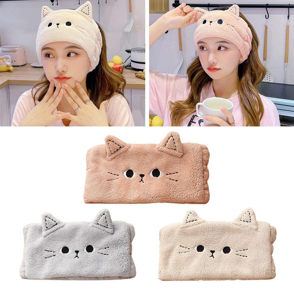 Women Girls Hair Accessories Cute Coral Fleece Turban Cat Hairbands Headwear Wash Face Headbands
Women Girls Hair Accessories Cute Coral Fleece Turban Cat Hairbands Headwear Wash Face Headbands