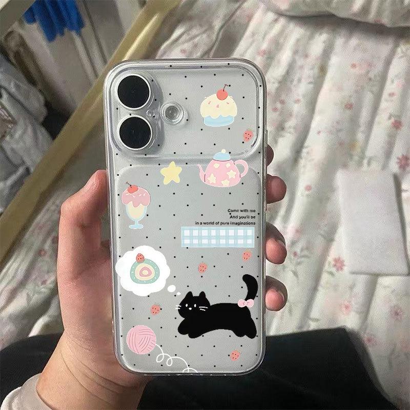 Cartoon Soft Case for Apple iPhone 17/16/15/14 Pro/13/11 - Large Window Suitability for 17 Pro Max 14 Plus
Cartoon Soft Case for Apple iPhone 17/16/15/14 Pro/13/11 - Large Window Suitability for 17 Pro Max 14 Plus