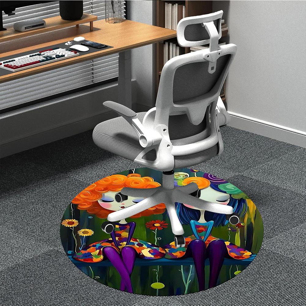 1pcFlower Fairies Office Round Area Rug, Indoor Mat Suitable ForOffice, Under Office Chairs Bedroom Living Room Home Decor, Room Deco 066 80cm by 80cm
1pcFlower Fairies Office Round Area Rug, Indoor Mat Suitable ForOffice, Under Office Chairs Bedroom Living Room Home Decor, Room Deco 066 80cm by 80cm