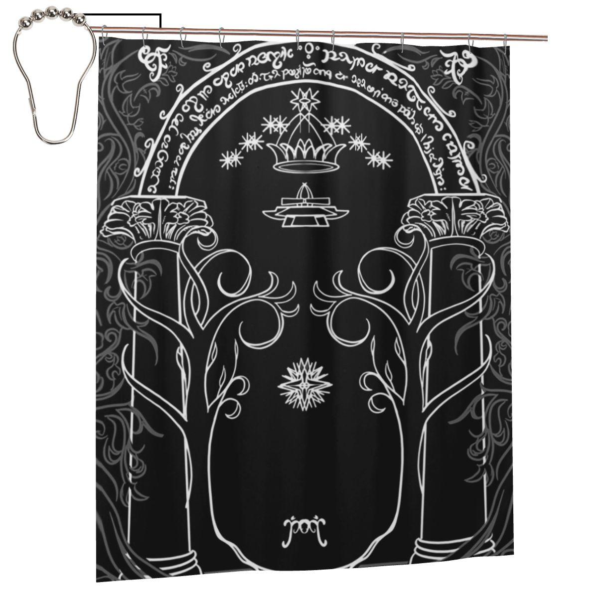 Mountain Door In The Style Of J.R.R.Tolkien Shower Curtain Bathroom Polyester Waterproof Bath Curtains With Hooks W60H190(CM)-1 Pcs
Mountain Door In The Style Of J.R.R.Tolkien Shower Curtain Bathroom Polyester Waterproof Bath Curtains With Hooks W60H190(CM)-1 Pcs