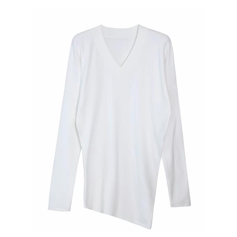 European 2025 Autumn/Winter V-neck Batwing Sleeve Slimming T-shirt Dress Small білий
European 2025 Autumn/Winter V-neck Batwing Sleeve Slimming T-shirt Dress Small білий