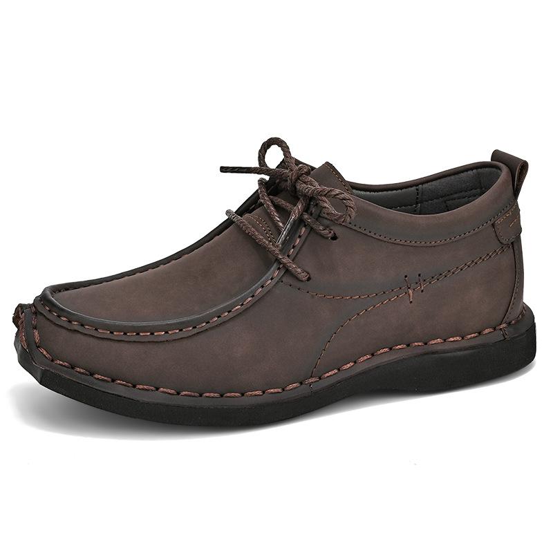Autumn and winter new inner height-increasing men s shoes, lace-up British casual leather shoes, thick-soled handmade shoes for men 44
Autumn and winter new inner height-increasing men s shoes, lace-up British casual leather shoes, thick-soled handmade shoes for men 44