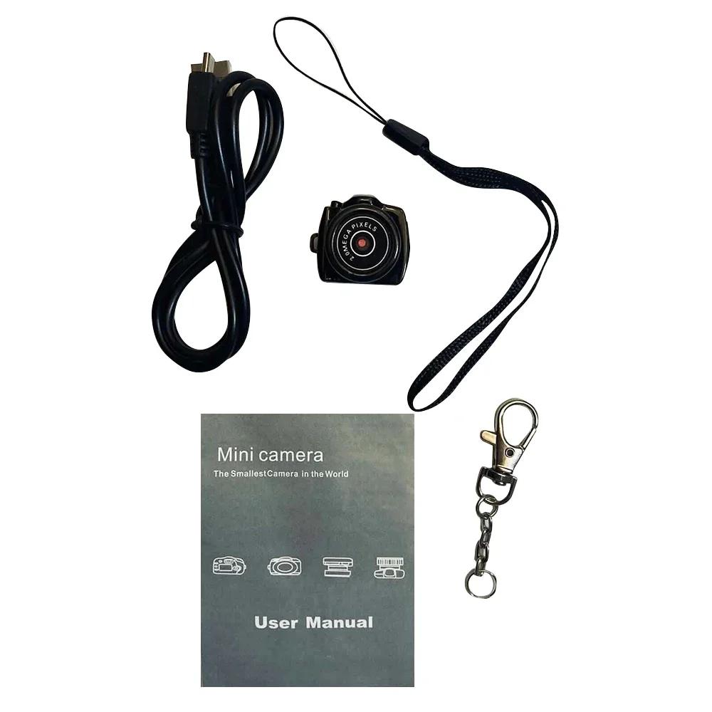New Ultra Mini Camera Portable HD Video Audio Recorder Webcam Y2000 Camcorder Sport DV DVR Security Protection Small Body Camera Without TF Card чорний
New Ultra Mini Camera Portable HD Video Audio Recorder Webcam Y2000 Camcorder Sport DV DVR Security Protection Small Body Camera Without TF Card чорний