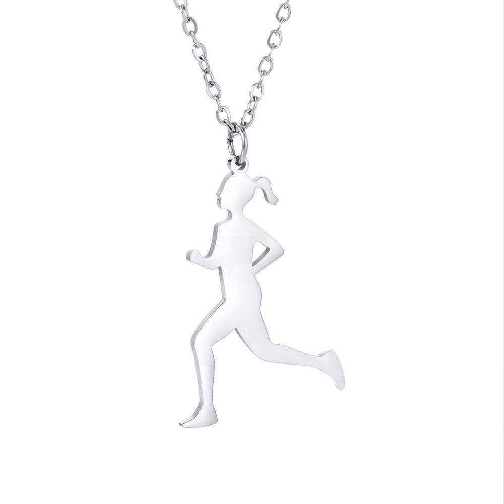 Running Girl Pendant Necklace Stainless Steel Runner Sport Neck Chain Spirit Athletes Party Jewelry Marathon Lovers Gift
Running Girl Pendant Necklace Stainless Steel Runner Sport Neck Chain Spirit Athletes Party Jewelry Marathon Lovers Gift