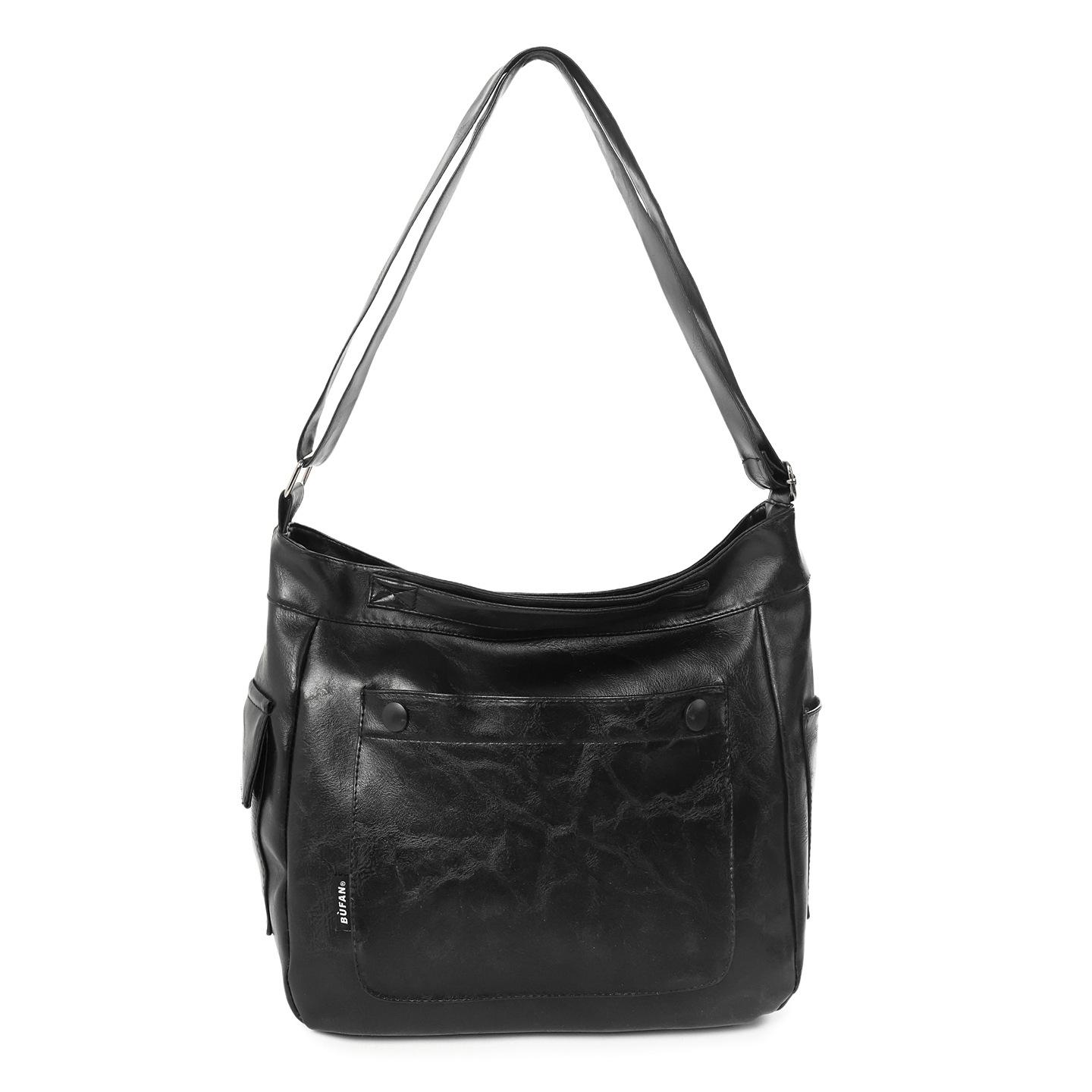 Wind large capacity tote bag leisure bag simple shoulder messenger bag texture trendy and fashionable чорний
Wind large capacity tote bag leisure bag simple shoulder messenger bag texture trendy and fashionable чорний