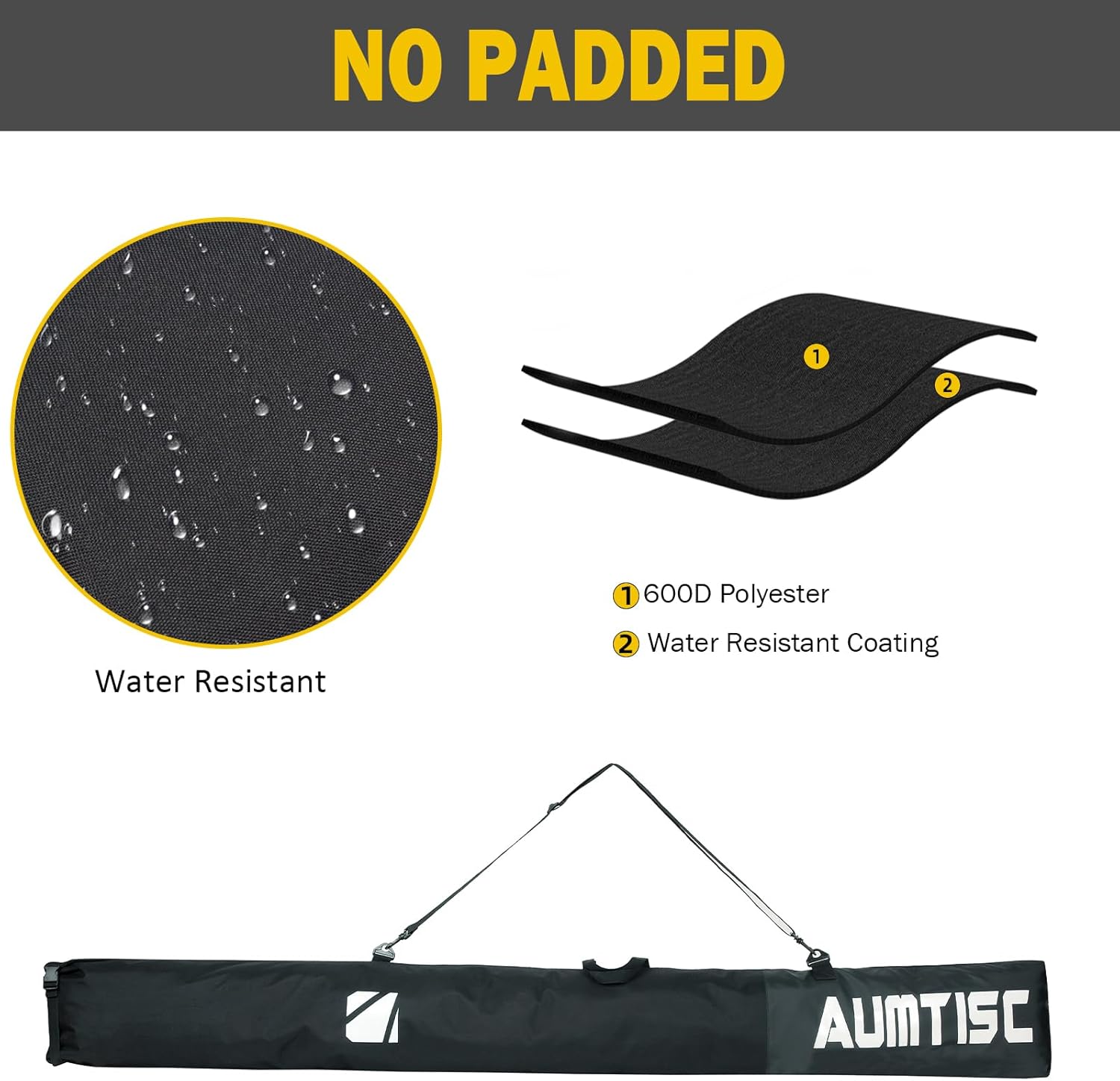 Ski & Boot Bag Combo for Air Travel, Padded Two-Piece, Fits Skis Up to 200cm, Boots Up to Size 13 United States
Ski & Boot Bag Combo for Air Travel, Padded Two-Piece, Fits Skis Up to 200cm, Boots Up to Size 13 United States