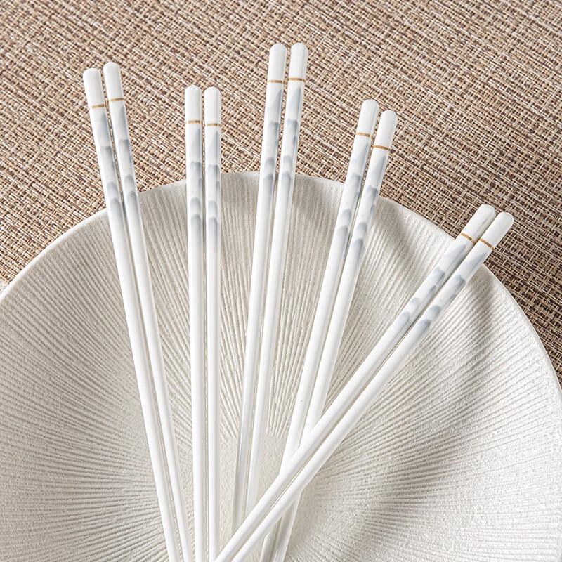 MENG KE High-Grade Ceramic Chopsticks - 10 Pairs
MENG KE High-Grade Ceramic Chopsticks - 10 Pairs