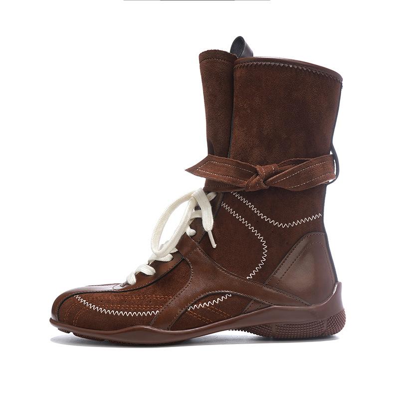 Miyou version~ inner height increase duck hunting boots women s ins versatile color matching lace-up boxing boots outdoor tooling Martin boots 35
Miyou version~ inner height increase duck hunting boots women s ins versatile color matching lace-up boxing boots outdoor tooling Martin boots 35