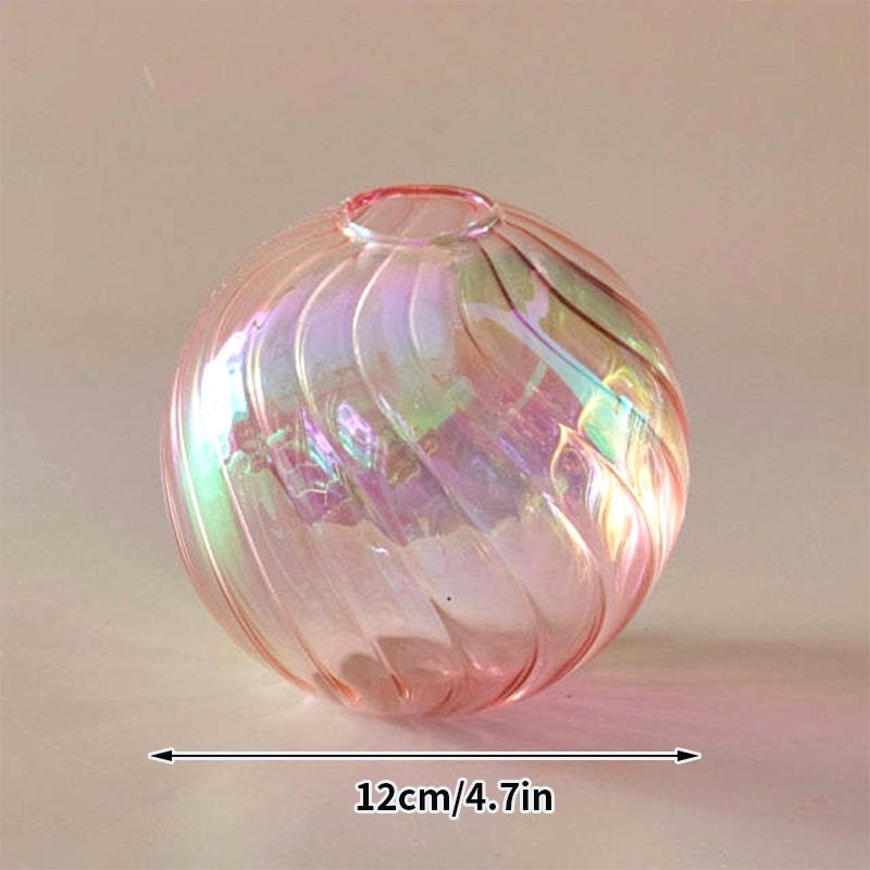 Стеклянная мини-ваза Прозрачная ваза для бутонов Ins Гидропонная цветочная бутылка Современная гостиная Цветочный горшок Настольные украшения Домашний декор