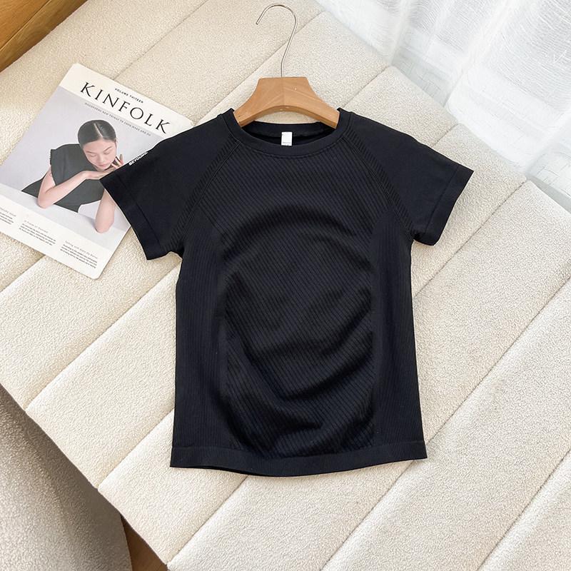 Women s Slimming Quick-Dry Breathable Yoga & Running T-Shirt, Short Sleeve, Summer M (85-100 jin) чёрный
Women s Slimming Quick-Dry Breathable Yoga & Running T-Shirt, Short Sleeve, Summer M (85-100 jin) чёрный