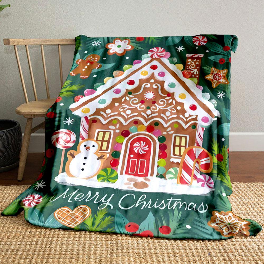 Gingerbread House Snowman Christmas Blanket bedroom Blanket for Livingroom Couch lunch break Soft throw for Friend s festival Gift 80cm x 120cm
Gingerbread House Snowman Christmas Blanket bedroom Blanket for Livingroom Couch lunch break Soft throw for Friend s festival Gift 80cm x 120cm