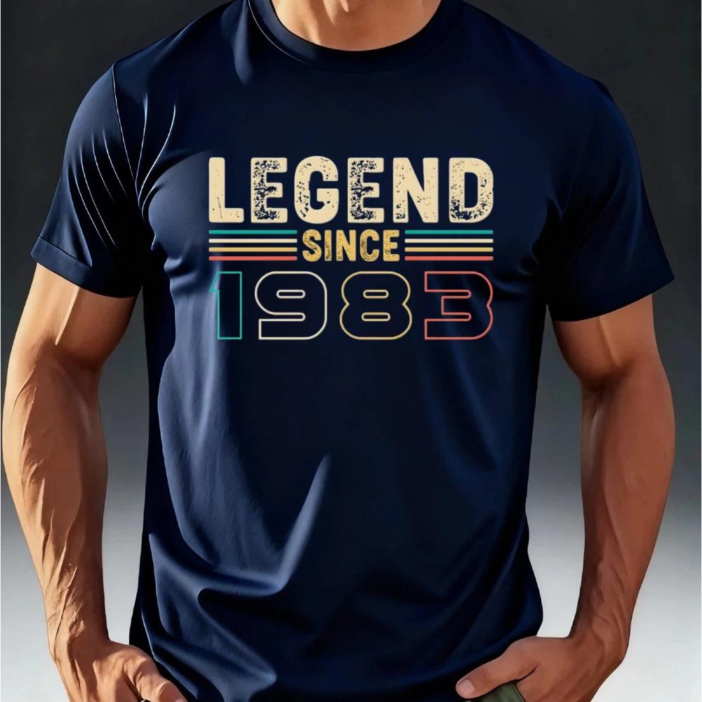 Mens Vintage LEGEND SINCE 5037meter TShirt Retro 80s Brand Print Casual Short Sleeve Round Neck Summer Tee 4XL
Mens Vintage LEGEND SINCE 5037meter TShirt Retro 80s Brand Print Casual Short Sleeve Round Neck Summer Tee 4XL