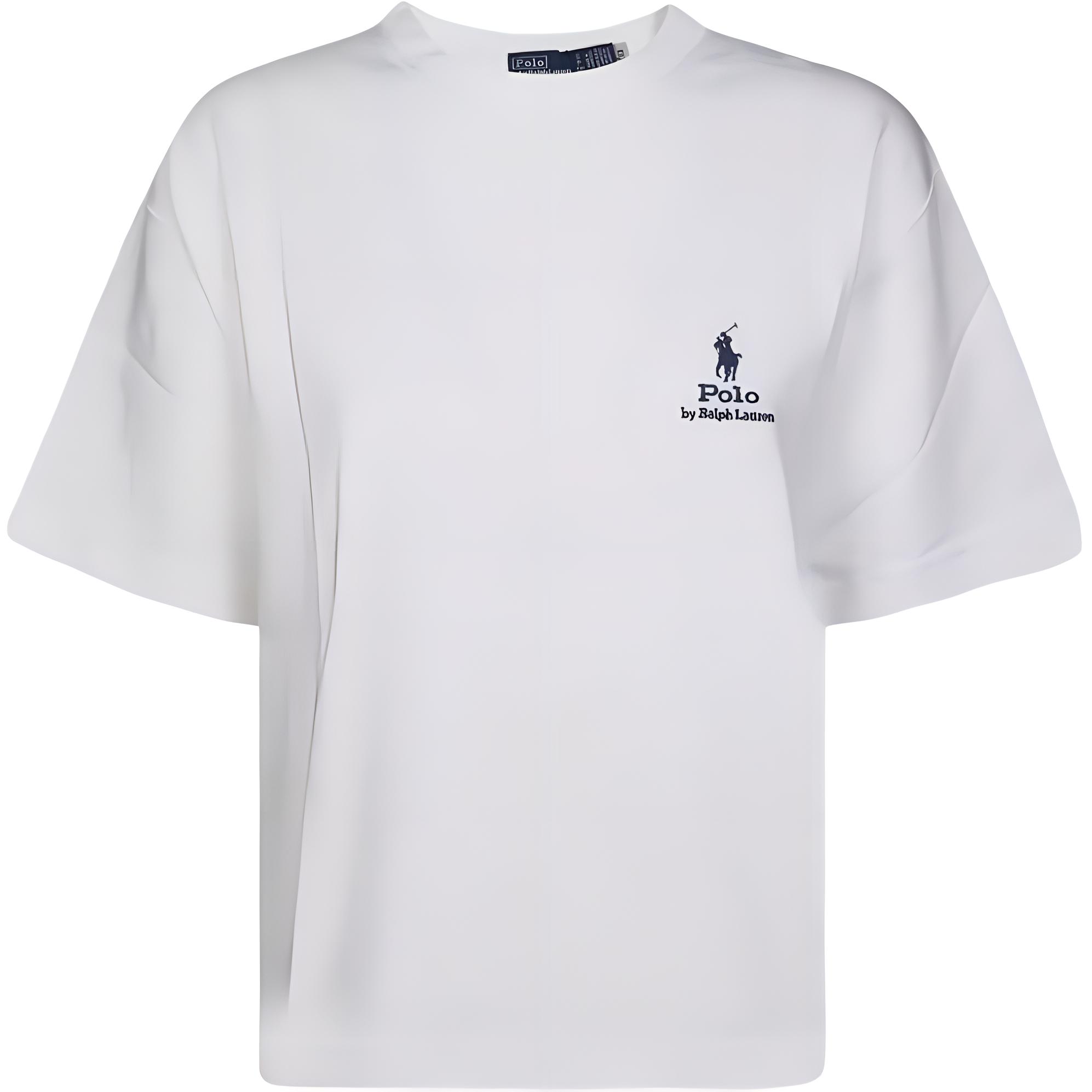 Женская футболка с коротким рукавом и круглым вырезом с логотипом Polo Ralph Lauren Белый 211959114-001 S
Женская футболка с коротким рукавом и круглым вырезом с логотипом Polo Ralph Lauren Белый 211959114-001 S