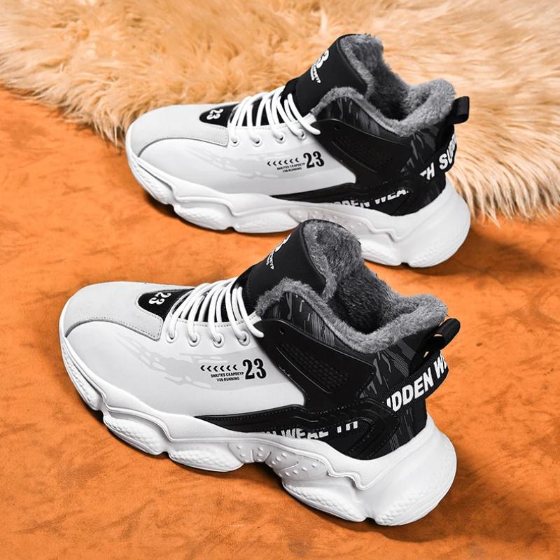 Чоловічі черевики Нові зимові тапочки Тепле чоловіче взуття Водонепроникні нековзкі плюшеві кросівки Чоловіче тенісне взуття Чоловічі кросівки Зима 42 білий
Чоловічі черевики Нові зимові тапочки Тепле чоловіче взуття Водонепроникні нековзкі плюшеві кросівки Чоловіче тенісне взуття Чоловічі кросівки Зима 42 білий