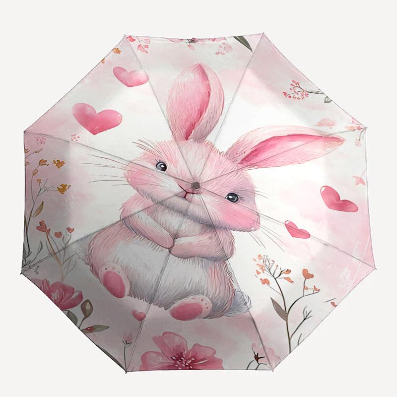 1pc rabbit flowers umbrella automatic open/close, 8-Rib Durable Frame, Compact Folding Design, Ideal Birthday/Holiday Gift 1185A
1pc rabbit flowers umbrella automatic open/close, 8-Rib Durable Frame, Compact Folding Design, Ideal Birthday/Holiday Gift 1185A