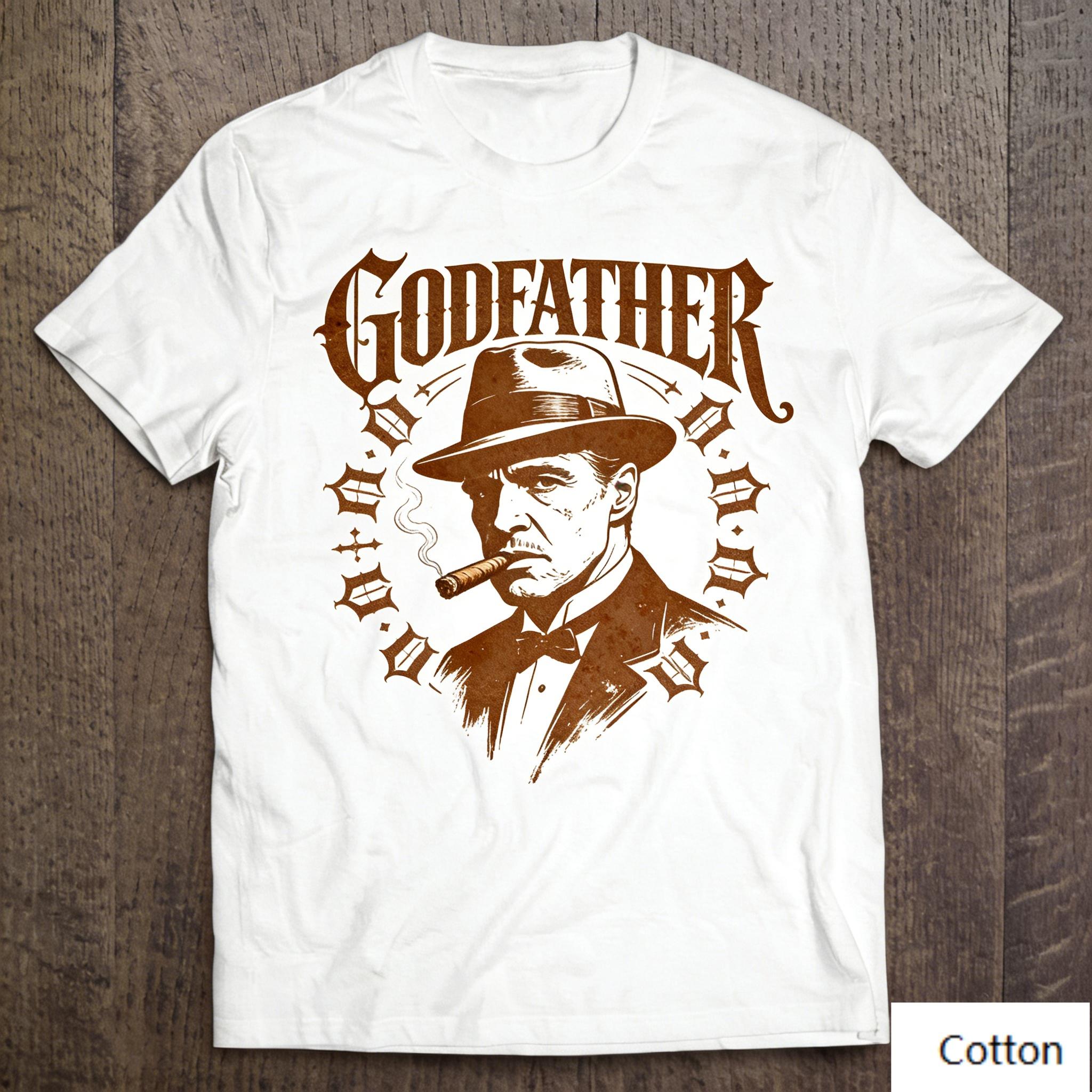 Vintage Godfather Character Graphic TShirt Gothic GODFATHER Print Pure Cotton Tee Retro Gangster Style Unisex Top 5XL різнокольоровий
Vintage Godfather Character Graphic TShirt Gothic GODFATHER Print Pure Cotton Tee Retro Gangster Style Unisex Top 5XL різнокольоровий