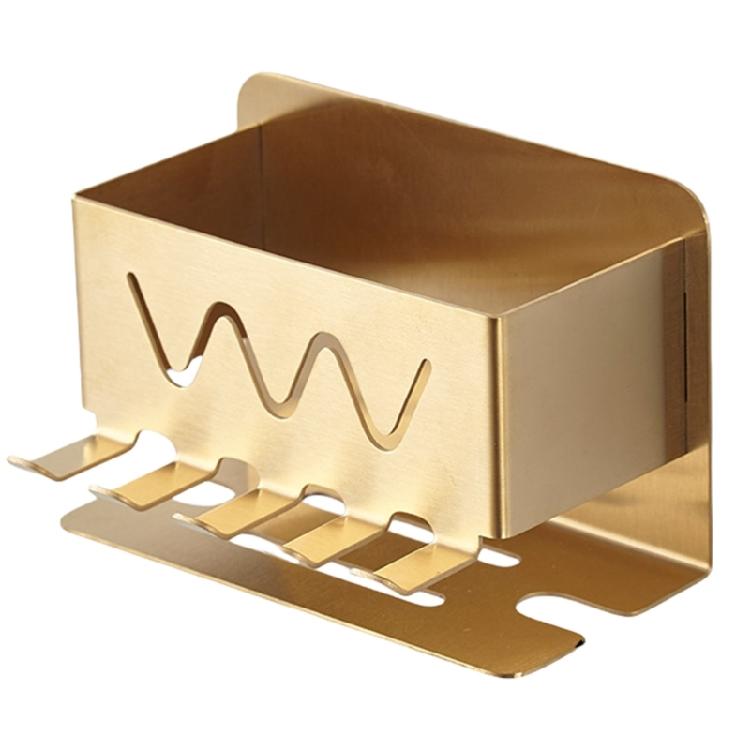 Stainless Steel Toothbrush Holder with Adhesive Backing Wall Mounted Toothpaste Rack Rustproof Bathroom Storage Solution золотий
Stainless Steel Toothbrush Holder with Adhesive Backing Wall Mounted Toothpaste Rack Rustproof Bathroom Storage Solution золотий