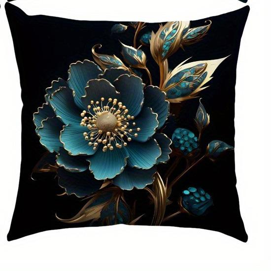 Бирюзовая наволочка с цветочным узором, наволочка для диванной подушки для спальни, односторонняя печать, без наполнителя 16x16in 40x40cm
Бирюзовая наволочка с цветочным узором, наволочка для диванной подушки для спальни, односторонняя печать, без наполнителя 16x16in 40x40cm