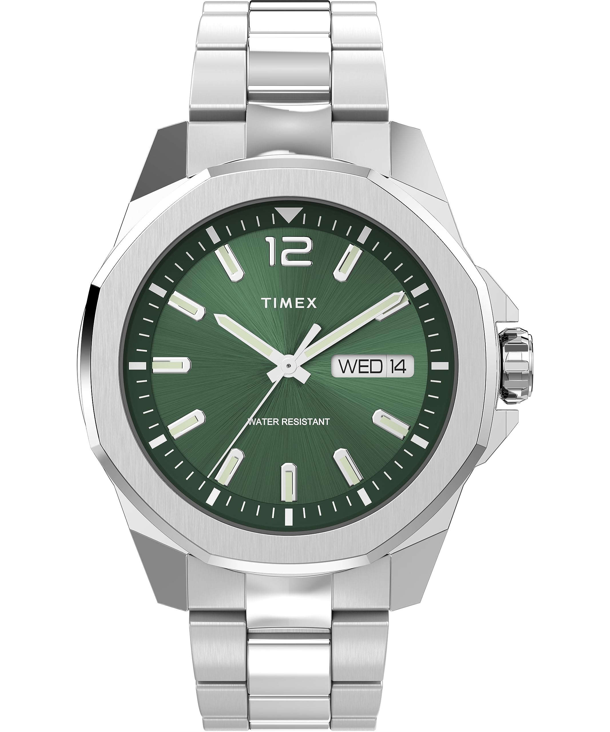 Мужские часы Timex Essex 44 мм, нержавеющая сталь/зеленый/серебристый тон. , современное
Мужские часы Timex Essex 44 мм, нержавеющая сталь/зеленый/серебристый тон. , современное