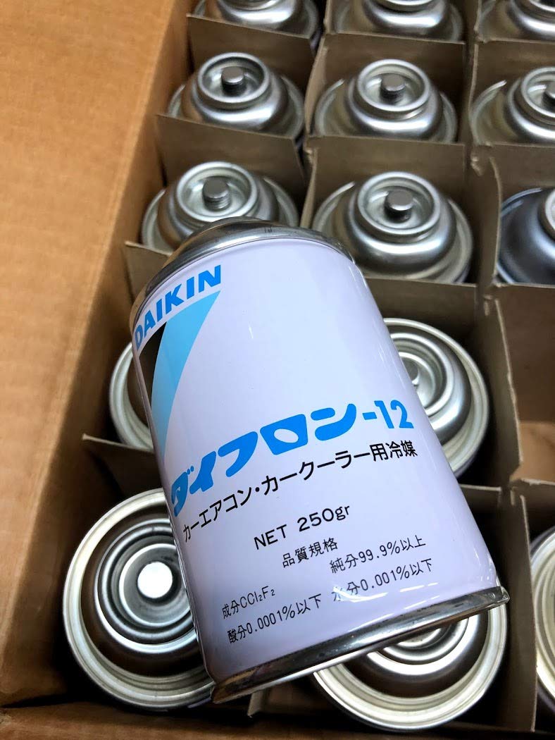 Daikin R-12 Air Conditioner Gas, Daiflon-12, Old Car Cooler Gas New
Daikin R-12 Air Conditioner Gas, Daiflon-12, Old Car Cooler Gas New