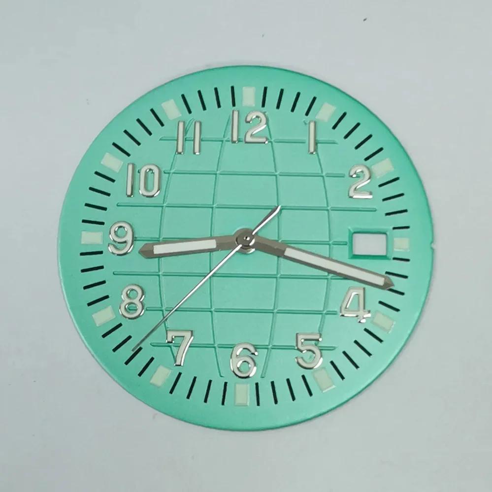 32mm Luminous Watch Dial Plaid Watch Face Movement Part Replacement With Watch Hands Set Watches Accessories for NH35/NH36/4R/7S
32mm Luminous Watch Dial Plaid Watch Face Movement Part Replacement With Watch Hands Set Watches Accessories for NH35/NH36/4R/7S