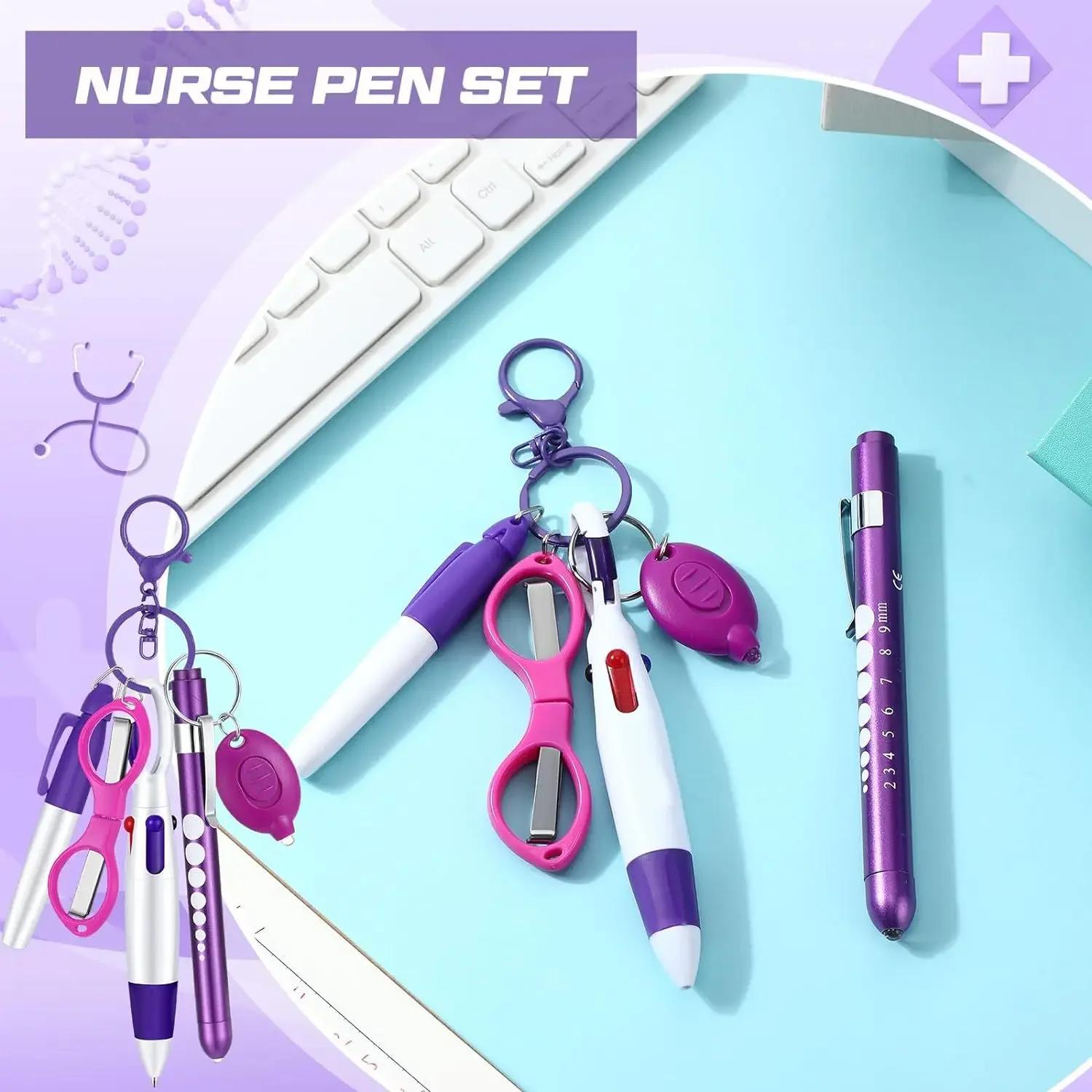 6in1 Multifunction Retractable Ball Pen Set Flashlight Foldable Scissors Ballpoint Pen Keychain Nurse Pens Permanent Marker чорний
6in1 Multifunction Retractable Ball Pen Set Flashlight Foldable Scissors Ballpoint Pen Keychain Nurse Pens Permanent Marker чорний