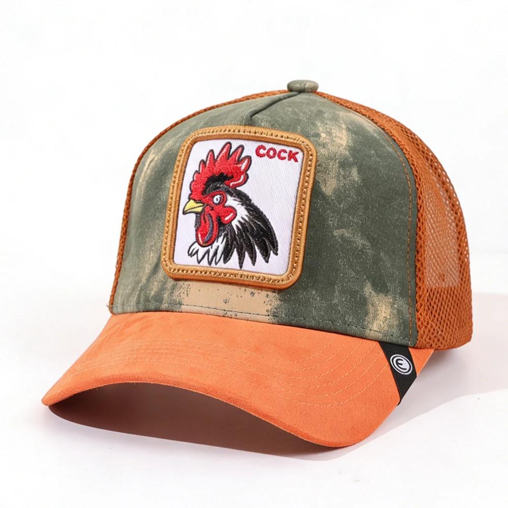1Pc Mesh Trucker Hat, Breathable, Embroidered Rooster Gallo Patch, Retro Western Streetwear
1Pc Mesh Trucker Hat, Breathable, Embroidered Rooster Gallo Patch, Retro Western Streetwear
