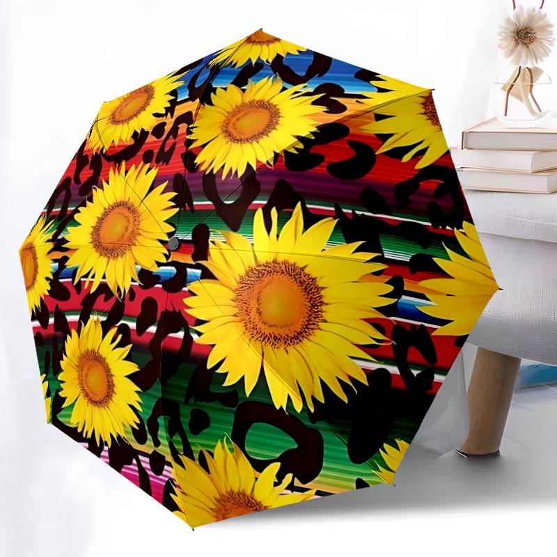 1pc Sunflower Leopard Print Automatic Folding Umbrella Durable Iron Frame,All Seasons Home Travel Outdoor Multifunctional Umbrella yy251115162
1pc Sunflower Leopard Print Automatic Folding Umbrella Durable Iron Frame,All Seasons Home Travel Outdoor Multifunctional Umbrella yy251115162