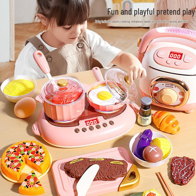 Interactive Rice Cooker Toy with Sound, Light & Steam for Kids Role Play & Early Education
Interactive Rice Cooker Toy with Sound, Light & Steam for Kids Role Play & Early Education