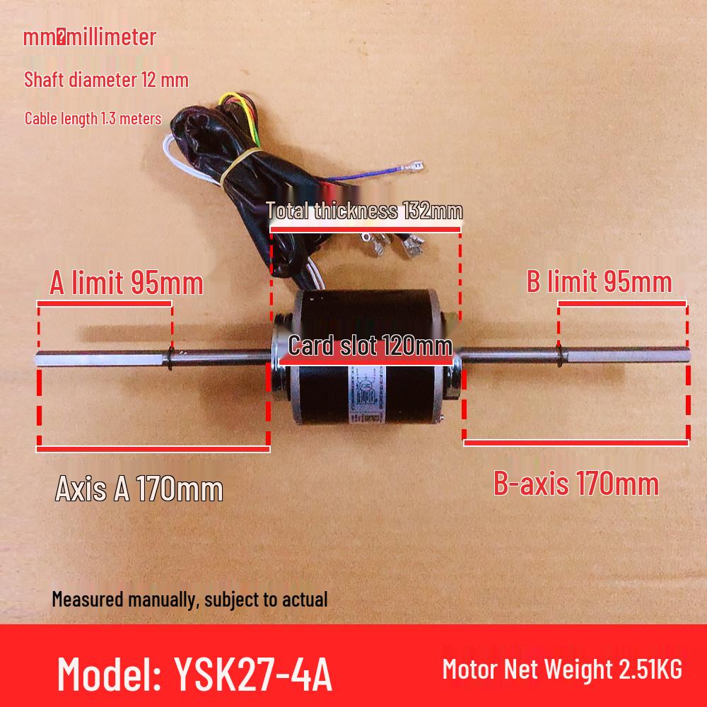YSK27-4A Multi-speed Adjustable 27W Indoor Fan Motor for Midea Central Air Conditioner Ducted Unit
YSK27-4A Multi-speed Adjustable 27W Indoor Fan Motor for Midea Central Air Conditioner Ducted Unit