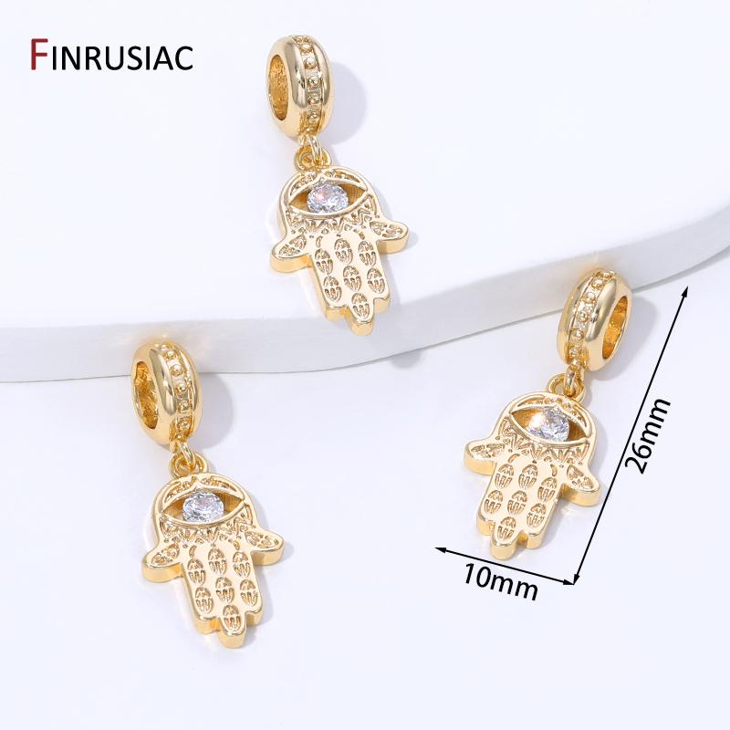 14K Gold Plated Brass Inlaid Zircon Cross Charms For Bracelet Making Supplies Hamsa Hand Charms Pendant DIY Accessories 1 pieces
14K Gold Plated Brass Inlaid Zircon Cross Charms For Bracelet Making Supplies Hamsa Hand Charms Pendant DIY Accessories 1 pieces