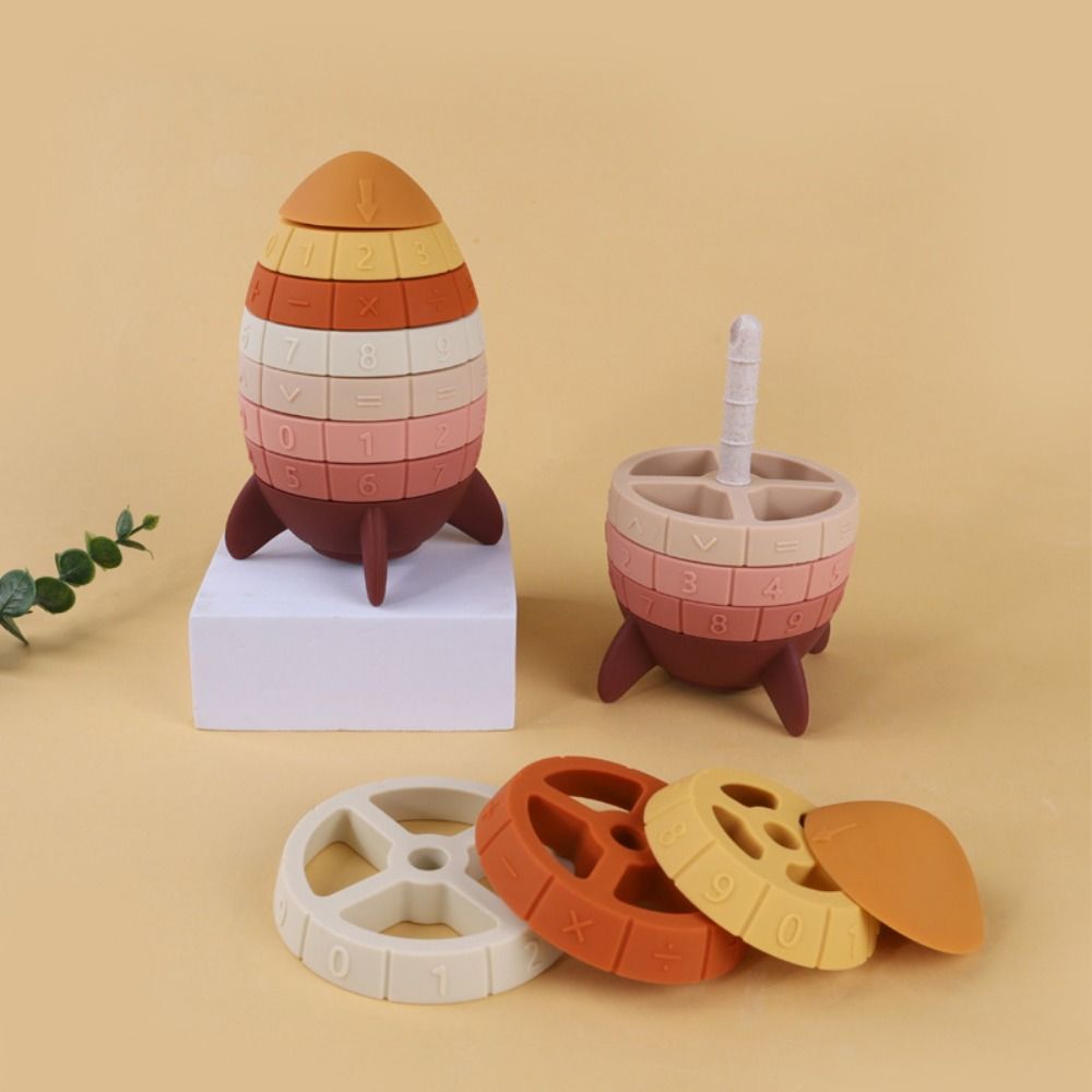Rotating Rocket Stacking Toy Montessori Toy Stacking Blocks Baby Toy Color Size Cognition Style B
Rotating Rocket Stacking Toy Montessori Toy Stacking Blocks Baby Toy Color Size Cognition Style B