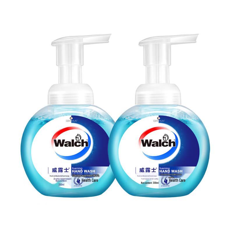 Walch Foam Antibacterial Hand Soap 300ml x 2 Bottles
Walch Foam Antibacterial Hand Soap 300ml x 2 Bottles