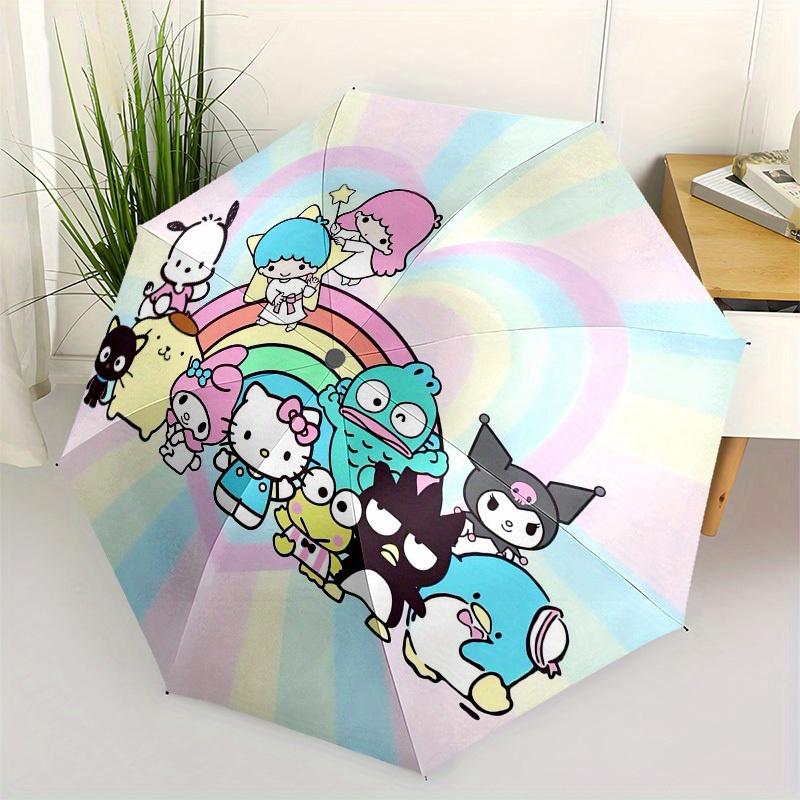 1pc Hello Kitty Rainbow FriendsUmbrella with Plastic Handle,Suitable for All Seasons Home Travel Outdoor UmbrellaSanlio146
1pc Hello Kitty Rainbow FriendsUmbrella with Plastic Handle,Suitable for All Seasons Home Travel Outdoor UmbrellaSanlio146