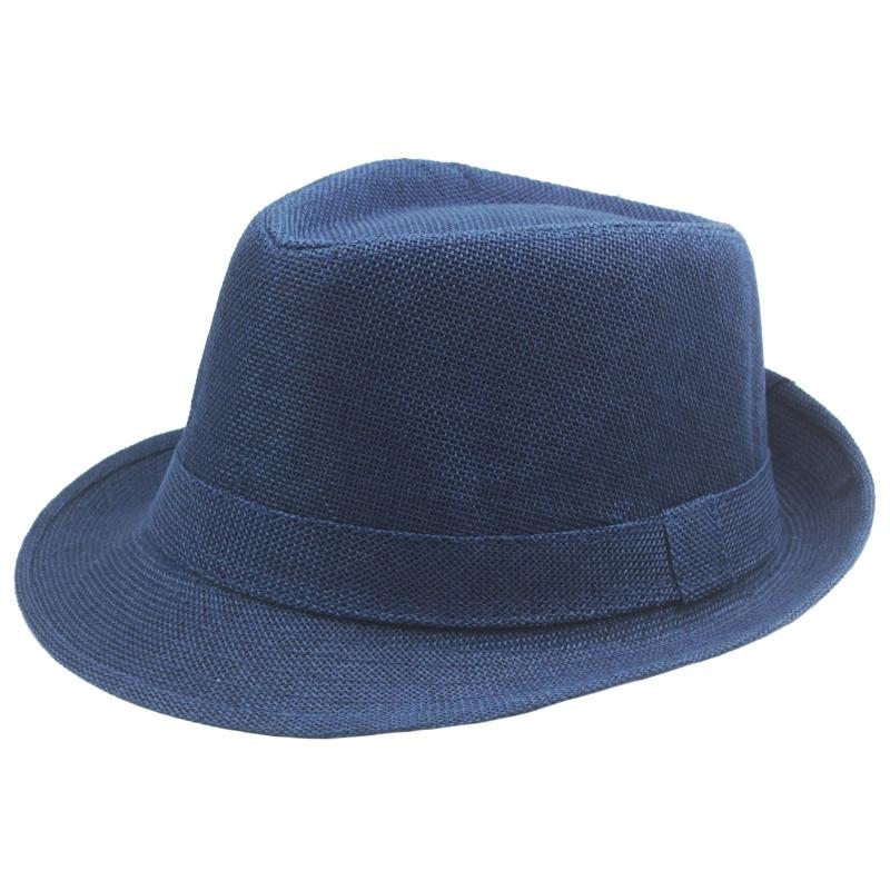 Linen Rolled-Brimmed Jazz Hat Summer British Retro Small Top Hat Outdoor Sun Hat 58 синій
Linen Rolled-Brimmed Jazz Hat Summer British Retro Small Top Hat Outdoor Sun Hat 58 синій