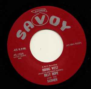 7inch Record CHARLIE & RAY / BILLY HOPE & THE BA - Oh Gee - Oo - Wee / Riding West H1184 Herald, Savoy R 2000 US Blues Used
7inch Record CHARLIE & RAY / BILLY HOPE & THE BA - Oh Gee - Oo - Wee / Riding West H1184 Herald, Savoy R 2000 US Blues Used