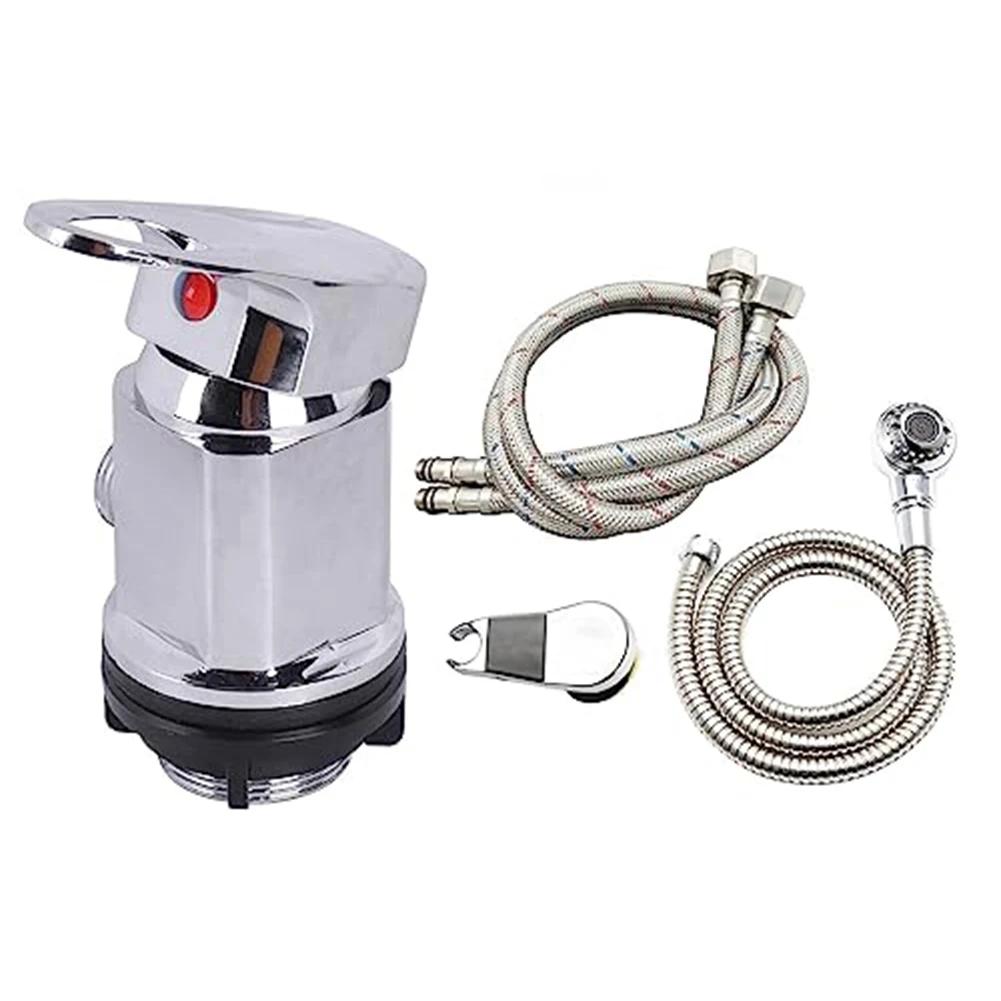 Flexible Hose Faucet Handheld Shower Mixer Daily Use Shampooing Experience Silver 80cm Inlet Hose For RV Campers China Mainland
Flexible Hose Faucet Handheld Shower Mixer Daily Use Shampooing Experience Silver 80cm Inlet Hose For RV Campers China Mainland