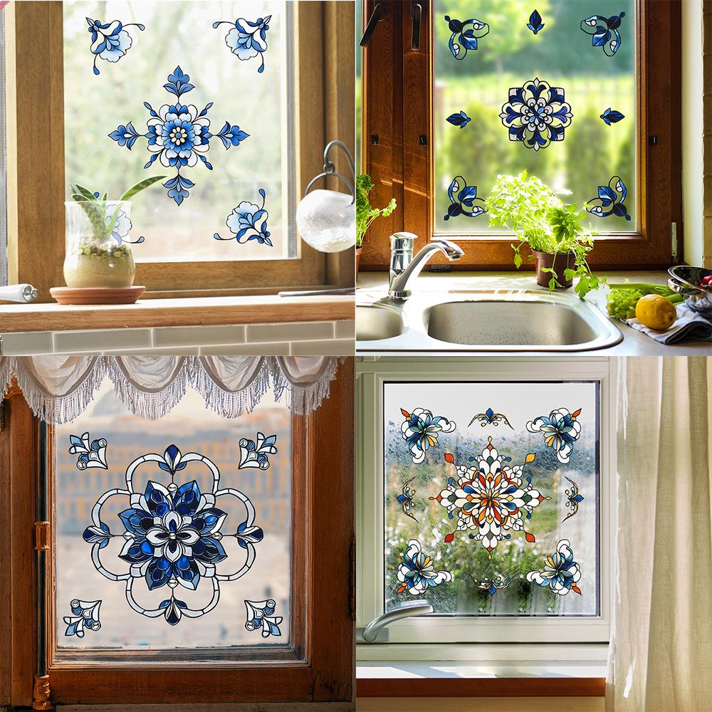Retro-patterned Balcony Balcony Glass Window Home Beautification and Decoration Colored Electrostatic Window Stickers 29*29CM/fun-JD123
Retro-patterned Balcony Balcony Glass Window Home Beautification and Decoration Colored Electrostatic Window Stickers 29*29CM/fun-JD123