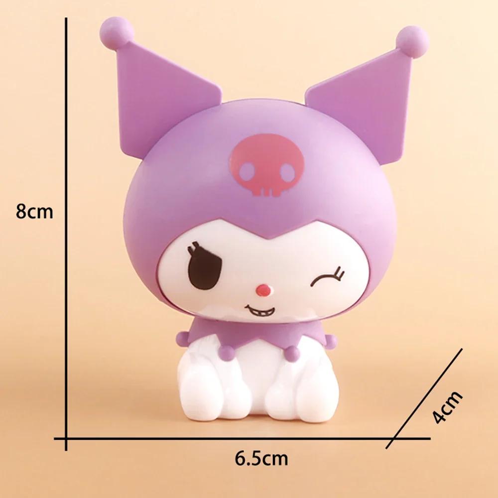 Hello Kitty Kuromi Melody Cinnamoroll Action Figure Toys Dolls Model Ornament Desktop Sanrio Kids Birthday Gifts Cake Decoration
Hello Kitty Kuromi Melody Cinnamoroll Action Figure Toys Dolls Model Ornament Desktop Sanrio Kids Birthday Gifts Cake Decoration