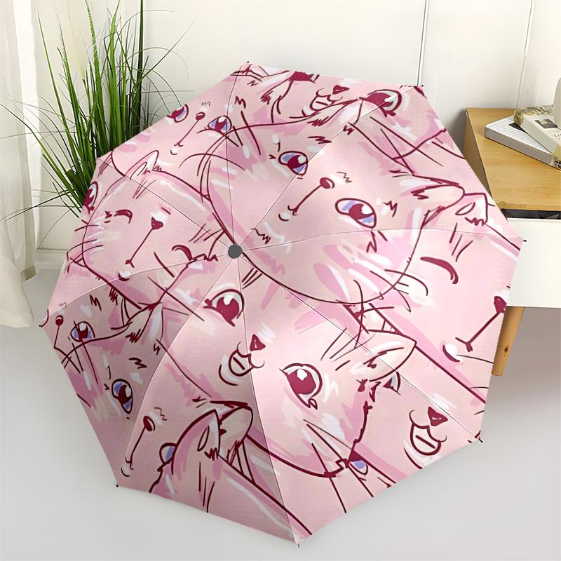 1pc Cat Faces Open/Close Folding Umbrella, All- Portable Umbrella for & Men, Stylish Accessory (Holiday Gift) 8-Rib yy251213166
1pc Cat Faces Open/Close Folding Umbrella, All- Portable Umbrella for & Men, Stylish Accessory (Holiday Gift) 8-Rib yy251213166